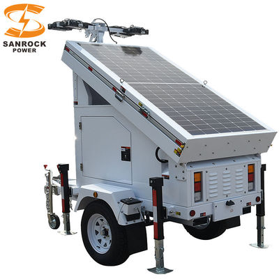 Buy Long Lasting Solar Led Light Tower Portable Construction Light Towers With Battery 1305W online manufacture