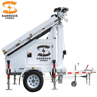 Buy Telescopic Solar Hybrid Lighting Tower Portable Solar Light Tower Easy Transportation online manufacture