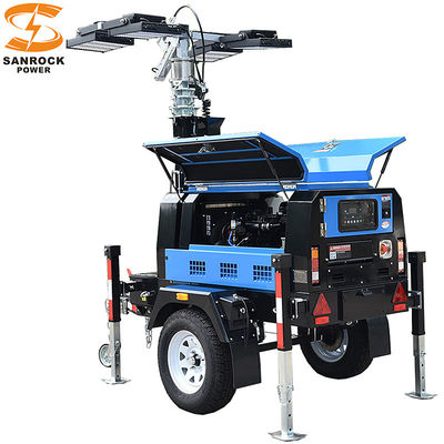 Buy Large Luminous Flux Diesel Operated Mobile Flood Lights For Industrial 6kw/7.5kw online manufacture