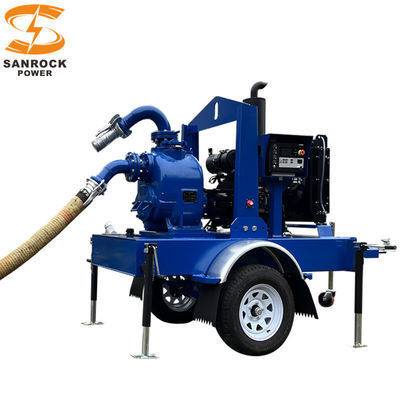 Buy Cast Iron	6 Inch Diesel Water Pump Self Priming Slurry Pump High Pressure 57HP-148HP online manufacture