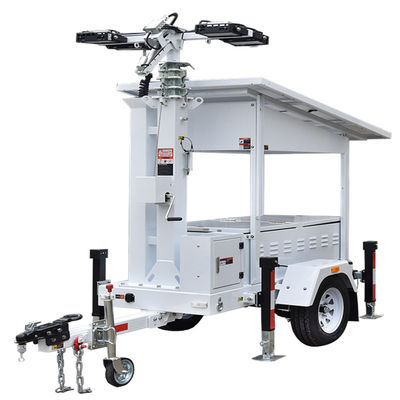 Buy LED Mobile Light Tower Industrial Light Towers Mast 7m Affordable Solar Light Tower online manufacture