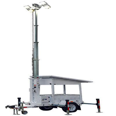 Buy Mobile Lighting Tower Emergency Solar Light Tower Zero Emissions LED Lighting Tower online manufacture