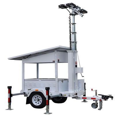 Buy 7M Mast Single Axle Durable Battery Solar Light Tower Mining Operations Mobile Light Tower Manufacturers online manufacture
