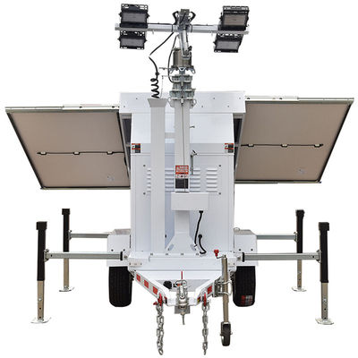 Buy Telescopic Light Tower Renewable Energy Mobile Solar Light Tower Affordable Light Tower online manufacture