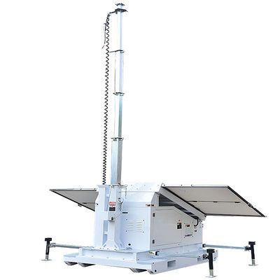 Buy Construction Light Towers LED Light Tower Infrastructure Support Mobile Solar Light Tower online manufacture