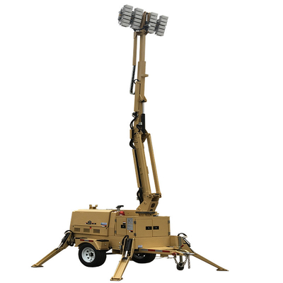 Buy Diesel Powered Light Towers LED Tower Lighting Mining Operations Mobile Light Tower online manufacture