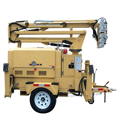 Buy Mobile Light Tower Outdoor LED Lighting Tower 9m Hydraulic Mast Diesel Light Tower online manufacture