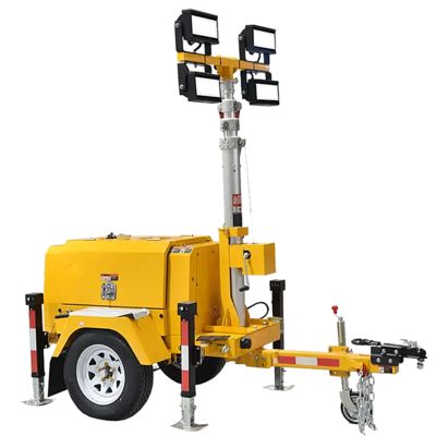 Buy Diesel Light Tower Running Time 8hours Emergency Light Tower Trailer Mounted Light Towers online manufacture