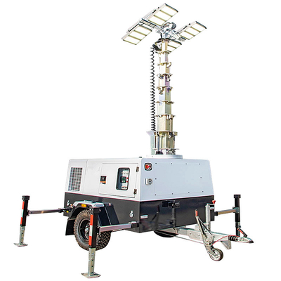 Buy Diesel Light Tower Generator 9m 12m High Mast Light Tower Emergency Portable Light Tower online manufacture