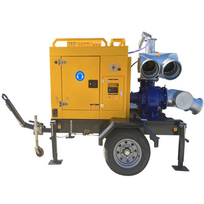 Buy Mobile Water Pump Agricultural Irrigation Self Priming Pump Diesel Engine Water Pump online manufacture