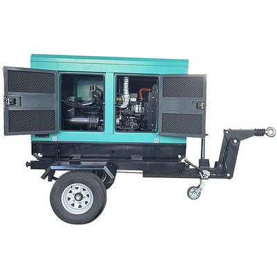 Buy Industrial Diesel Generator Set Rated Voltage 220V/230V/380 V/400 V/120V/ 110V Mobile Silent Type Diesel Generator online manufacture