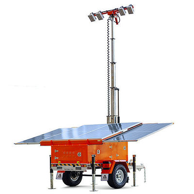 Buy Solar Lighting Towers Beam Angle 350° High Output Solar Lights Construction Sites Portable Solar Light Tower online manufacture
