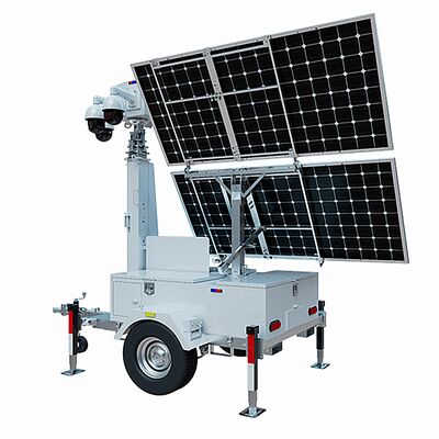 Buy Hot Selling Solar Surveillance Tower Lighting Telescopic Light Tower Solar Light Tower for Mining online manufacture