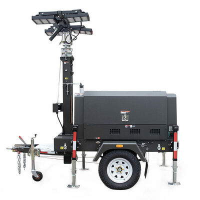 Buy Diesel Light Tower Luminous Flux 210000LM Outdoor Light Tower LED Mobile Light Tower online manufacture