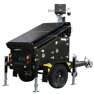 Buy Portable Solar Light Tower Remote Connectivity 4G/5G Outdoor Light Tower Solar LED Lighting Tower online manufacture