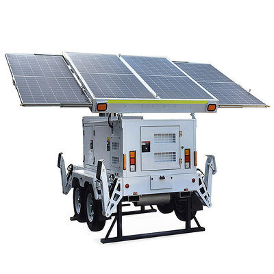 Buy Solar Light Tower Working Temperature -20℃-60℃ Mobile Lighting Tower Hydraulic Light Tower online manufacture