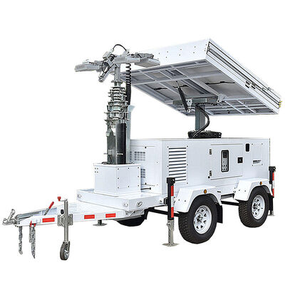 Buy Solar Mobile Tower Light Temporary Medical Stations Sustainable Lighting Outdoor Light Tower online manufacture