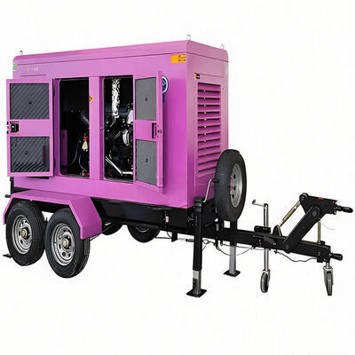 Buy 100KW Silent Diesel Generator Set 3 Phase Diesel Generator Trailer Mounted Diesel Generator online manufacture