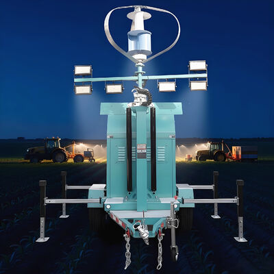 Buy Portable Industrial Light Tower Waterproof Housing Solar Light Tower Renewable Energy Solar Light Tower Supplier online manufacture