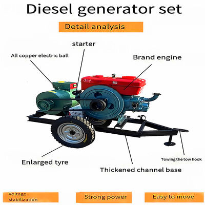 Buy Open Frame Diesel Generators Mobile Diesel Generator Water Cooled Commonly Used Small Diesel Generator Set online manufacture