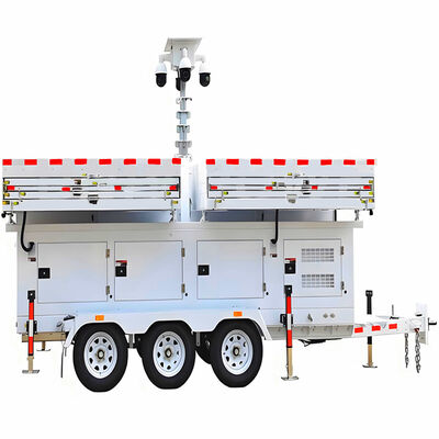 Buy Rotating Surveillance Camera Solar Light Tower Durable Battery Industrial Light Tower Solar Light Tower Price online manufacture