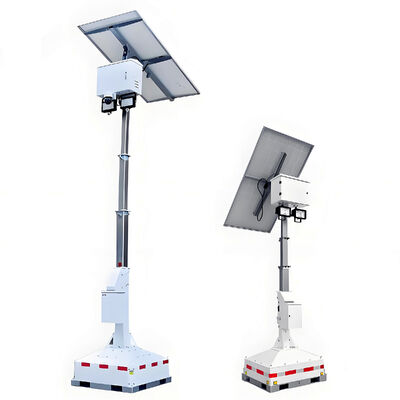 Buy Cost Effective Solar LED Light Tower Construction Sites High Brightness Solar Mobile Tower Light online manufacture