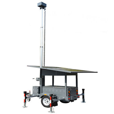 Buy Easy To Operate Solar LED Light Tower Night Time Road Repair Remote Areas Mobile Solar Light Tower  online manufacture