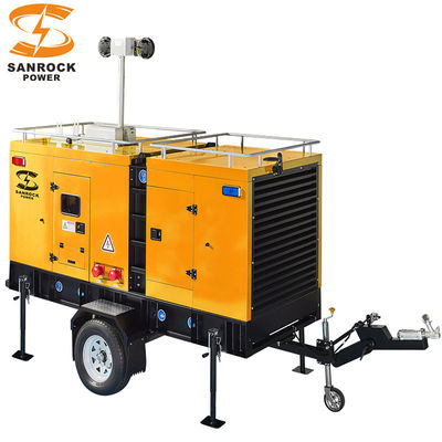 1500r/Min Mobile Sewage Pump Electric 80KW Portable Trailer Mounted Diesel Water Pump