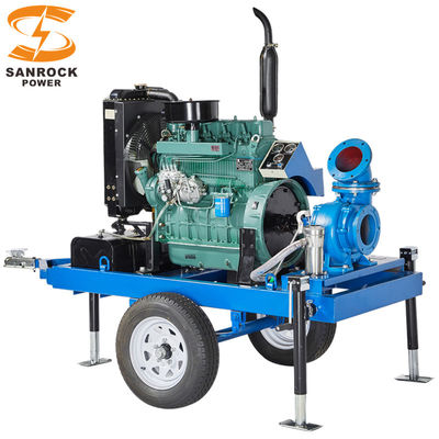 90kw 120kw Diesel Powered Water Pumps Urban Self Priming Sewage Pump Long Working Life