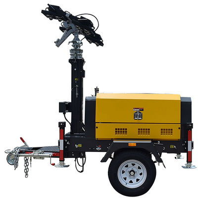 Diesel Generator Portable LED Tower Light Naturally Aspirated Air Intake Method 1300kg Gross Weight