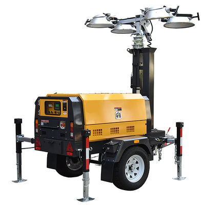 Mining Areas Diesel Light Tower Towable Light Tower Diesel Generator Mobile Light Tower