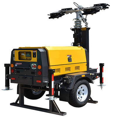 Emergency Light Tower Metal Halide Lamp Telescopic Light Tower Mobile Light Tower Generator