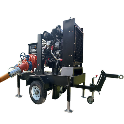 High Pressure Diesel Water Pump Dry Suction Drainage Pump Agriculture  Silent Pump Manufacturers
