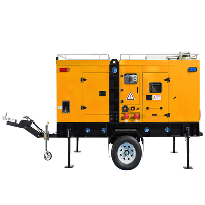 High Pressure Diesel Water Pump 50HZ Diesel Powered Water Pumps Portable Silent Pump