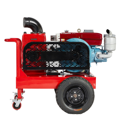 Diesel Water Pump Belt Wheel Drive Dry Priming pump Compact Structure Self Priming Pump For Home