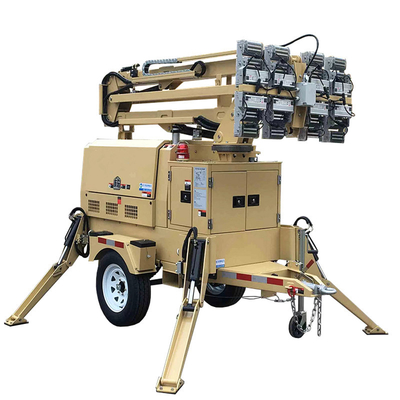 Telescopic Light Tower Lamp 360 Degree Rotation Mobile Light Tower Manufacturers