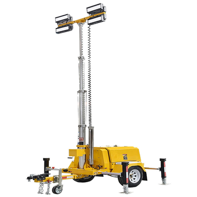 Mobile Light Tower 4m 6.5m 9m Height Telescopic Light Towers LED Diesel Light Tower Manufacturers