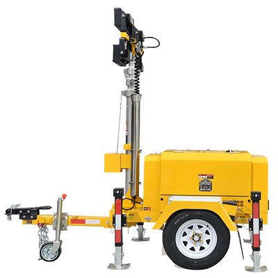 Construction Light Tower Rated Power 5KW/5KVA Mobile Lighting Tower Portable Diesel Light Tower