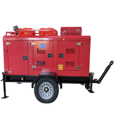 Diesel Water Pump Trailer Self Priming Pump 500m³/H Submersible Pump Flow  Water Pressure Pump