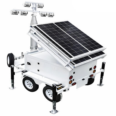 High Quality Mobile Solar Light Tower Remote Connectivity 4G/5G Towable Solar Light Tower Price