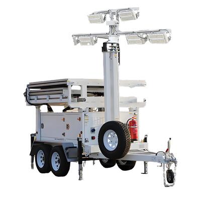 Hot Sell Solar Powered Light Tower Both Residential Safety Assured CCTV Camera Portable LED Light Tower