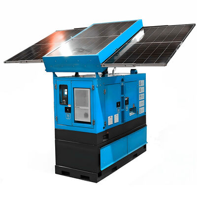 Portable Solar Panel Generator 24-Hour Uninterrupted Power Supply Emergency Diesel Engine Generator Set