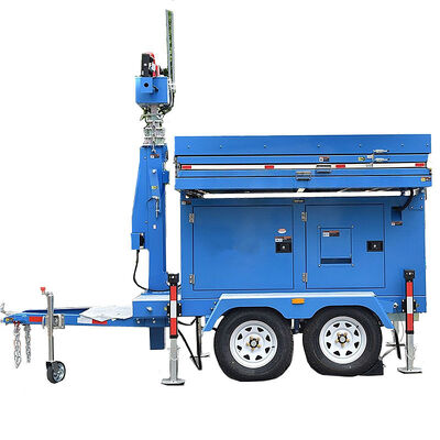Weather Resistant Mobile Lighting Tower Outdoor Light Tower Easy Deployment Solar Light Tower for Sale