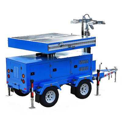 Customized LOGO Colors Emergency Light Tower Straightforward Operation Solar Lighting Towers Portable Light Tower