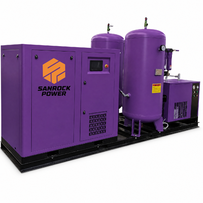 All in One Air Compressor 22kw Constant Pressure Air  Compressor Laser Cutting Screw Air Compressor Dryer Tank and Filters 