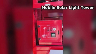 Mobile Surveillance Tower CCTV Parking Lots Security Telescopic Light Tower 7mast Lifting Solar Ligh